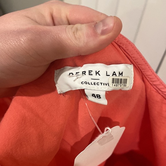 Coral One Shoulder Puff Dress" by Derek Lam 10 Crosby - Picture 7 of 7